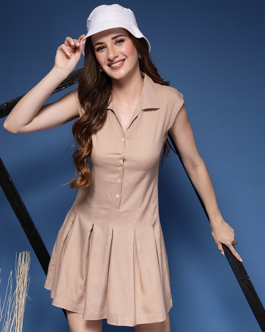 Elegant Muse Sleeveless Mini Dress
