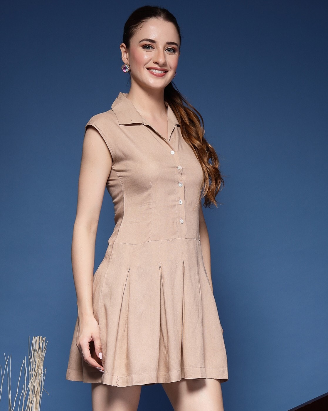 Elegant Muse Sleeveless Mini Dress