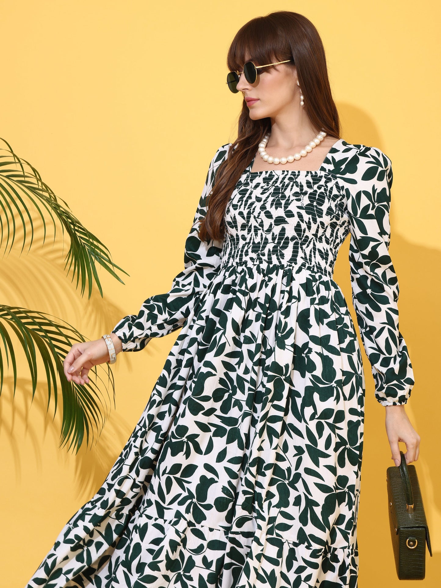 Green, White