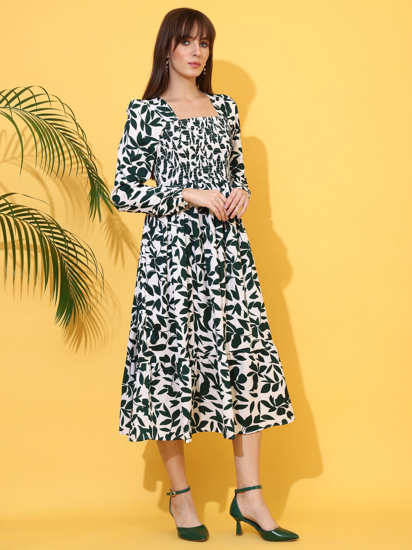 Green, White