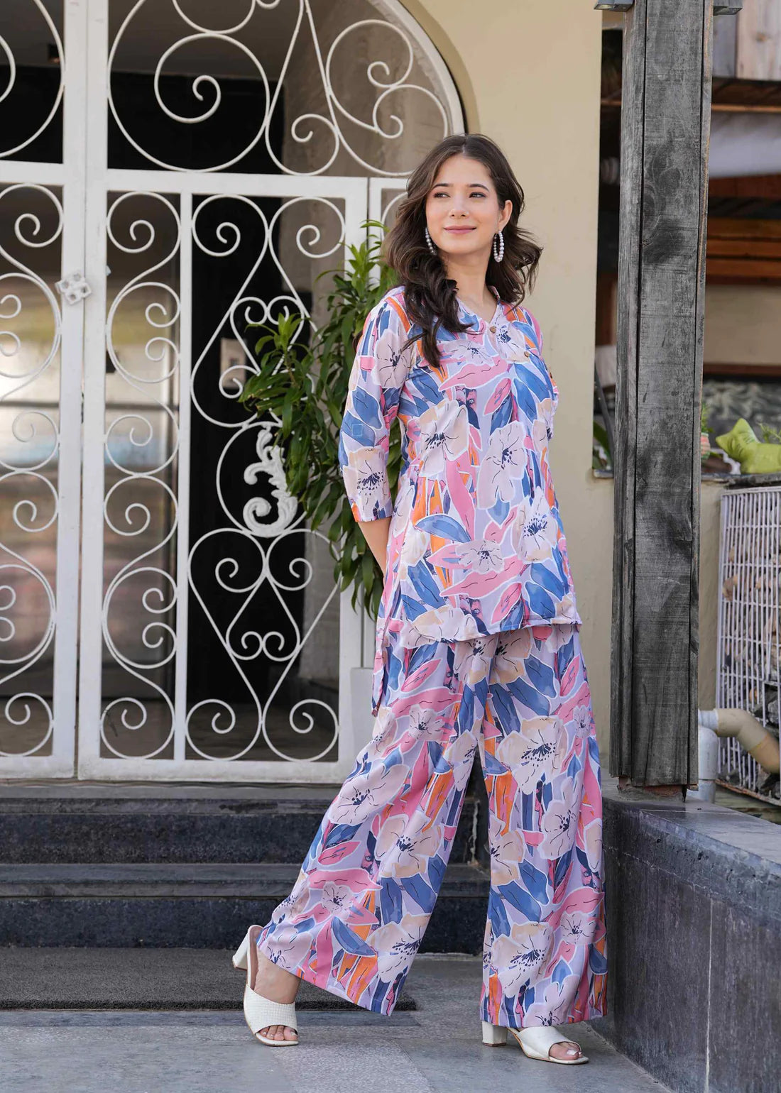 Floral Printed Co-ord Set