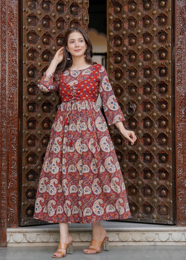 Rosewood Bloom Midi Dress