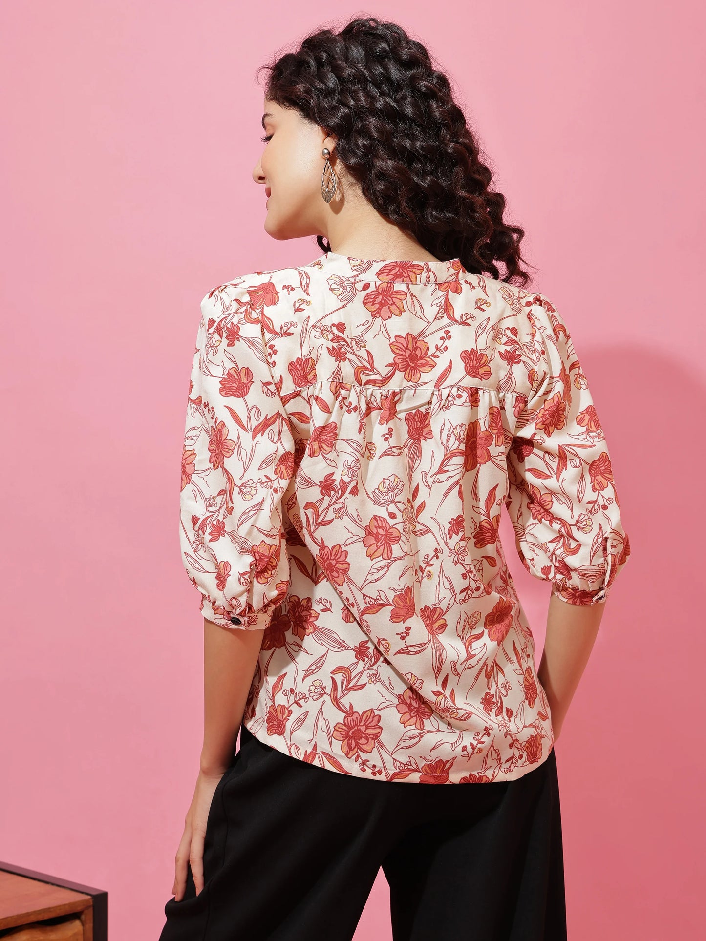 Beige, Red
