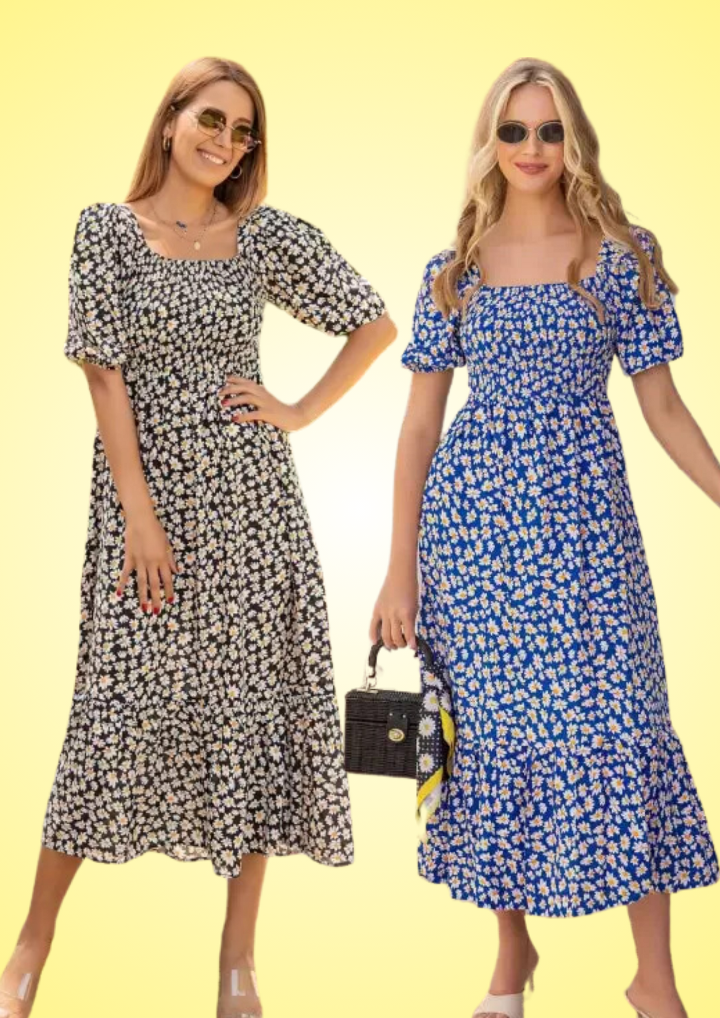 Classy Printed Maxi Dress Combo 1