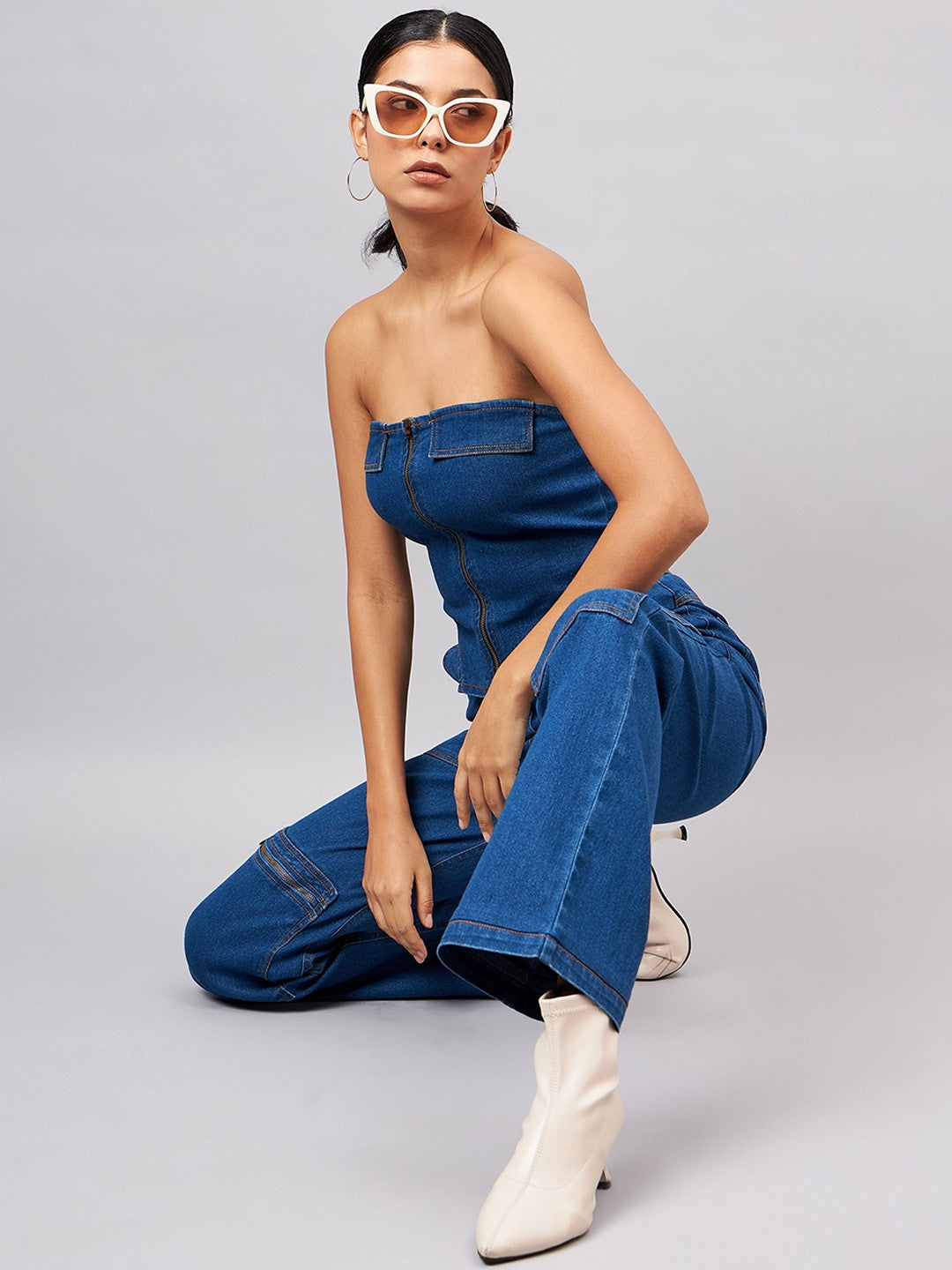Classic Blue Straight-Leg Jeans