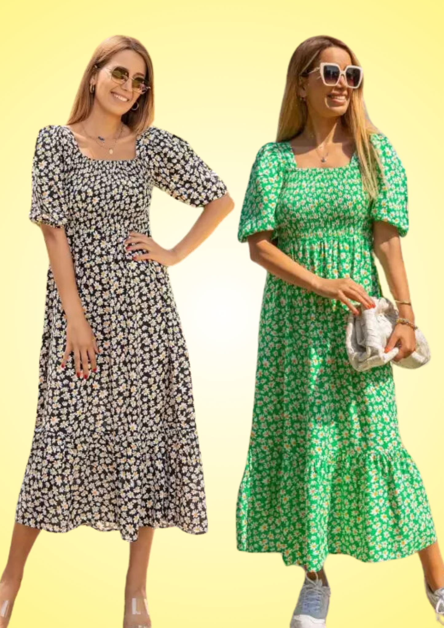 Classy Printed Maxi Dress Combo 2