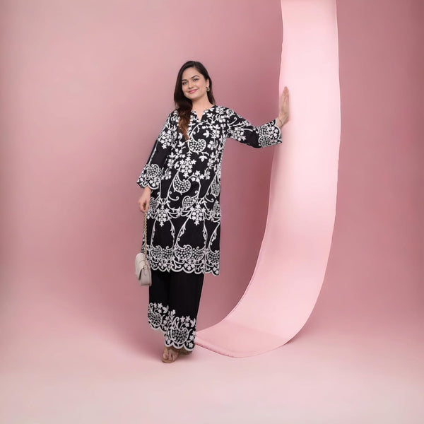 Cotton Elegance A-Line Co-Ord Set