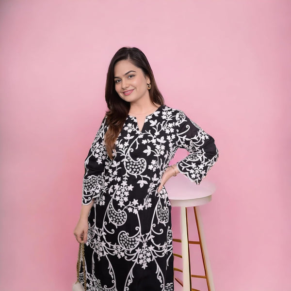 Cotton Elegance A-Line Co-Ord Set