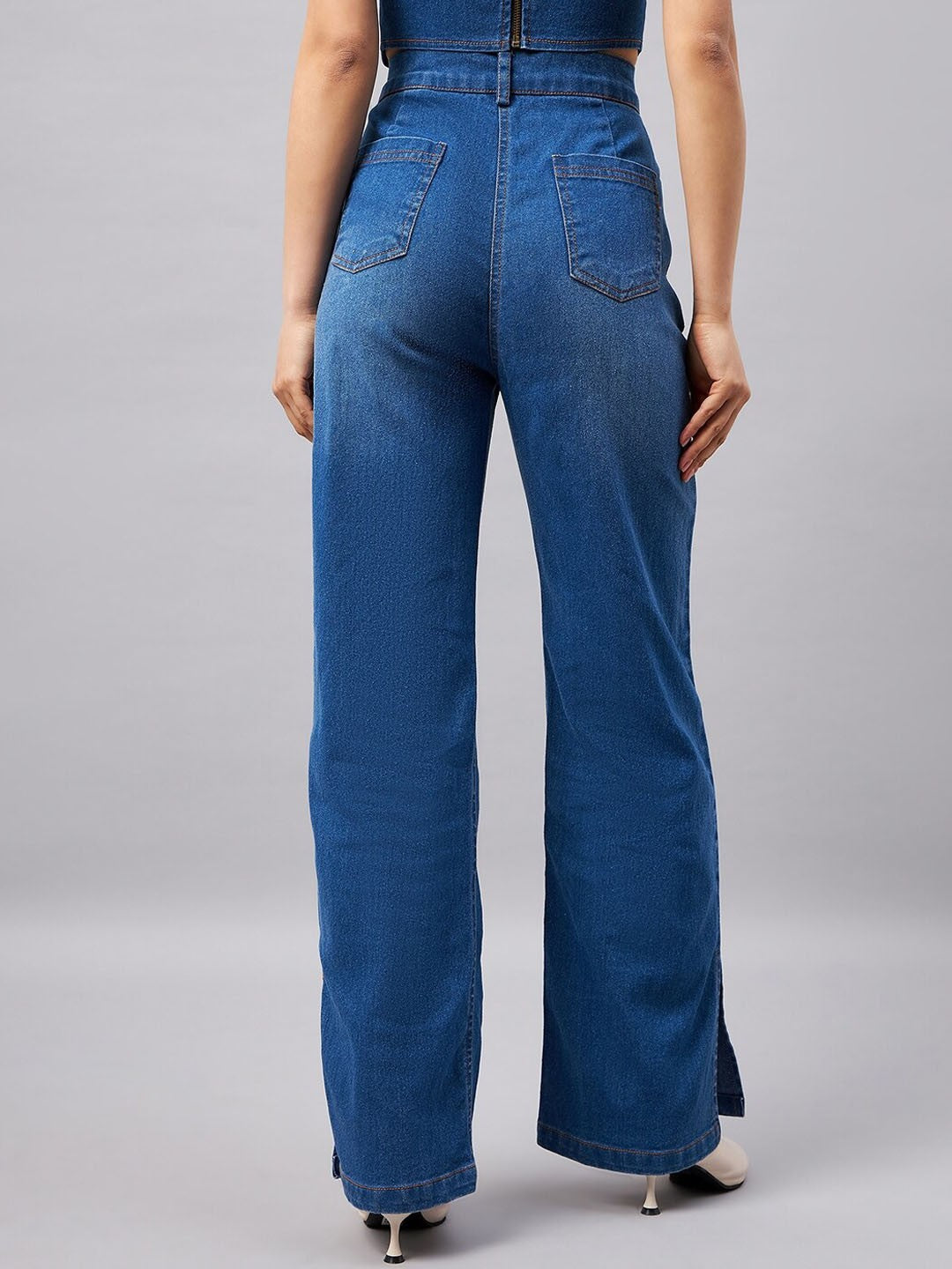 Indigo Flare High-Rise Jeans