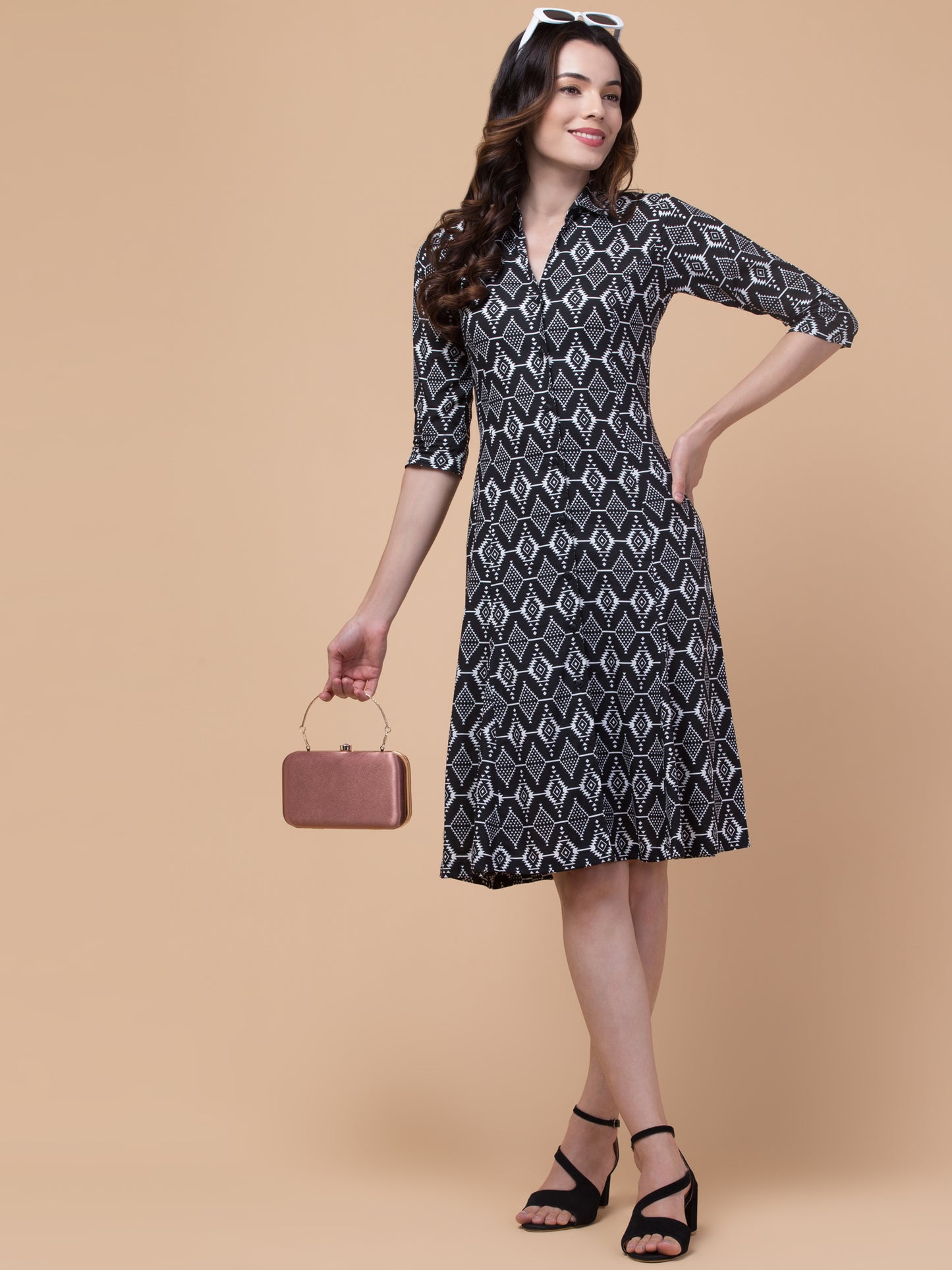 Rayon Bliss Casual Dress