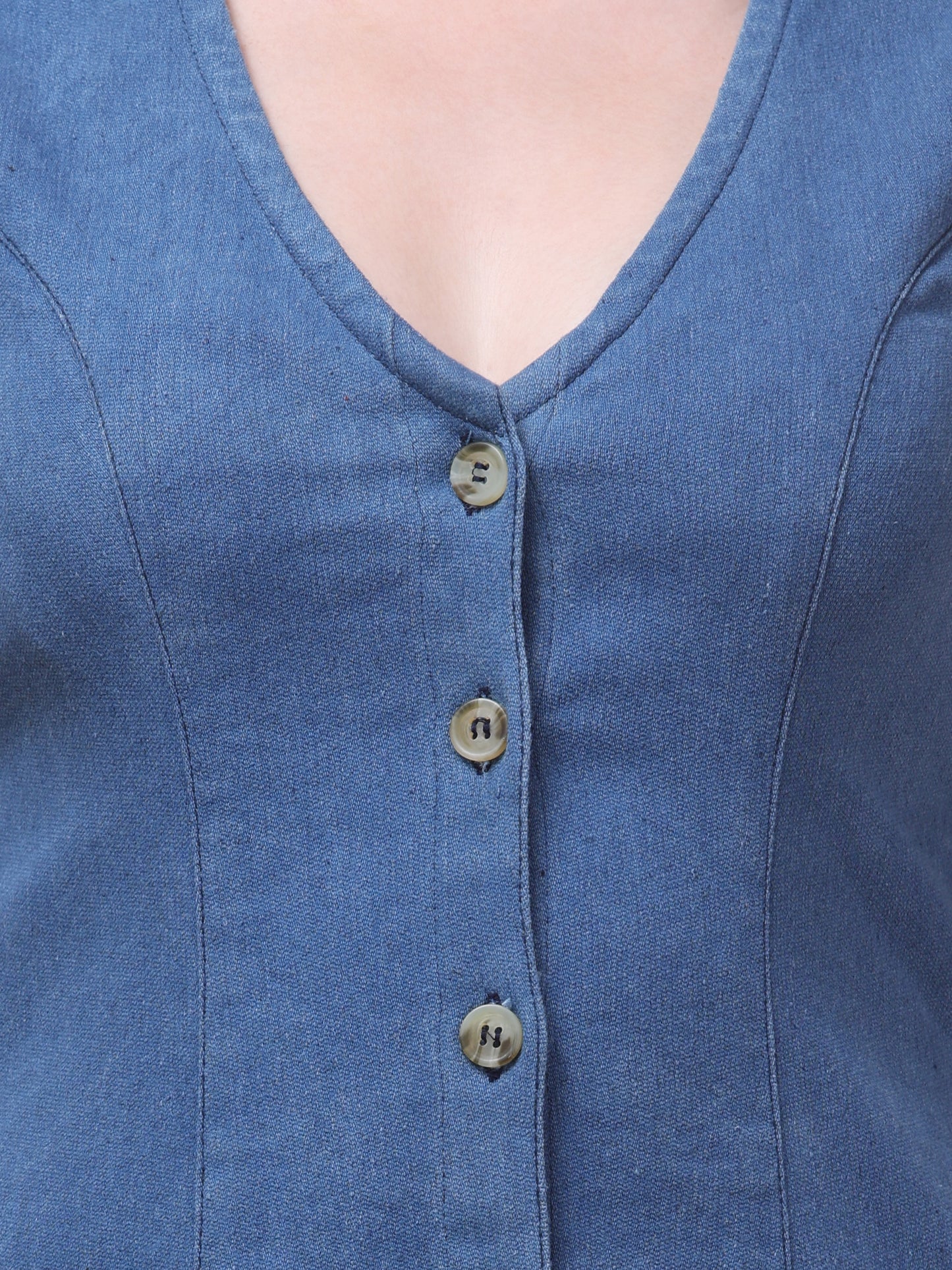 Blue Muse Denim Bodycon Dress