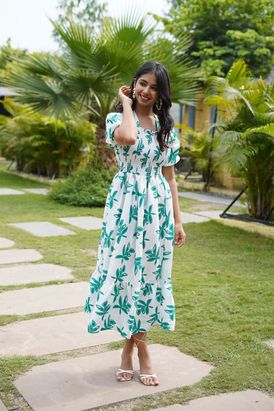Green, White
