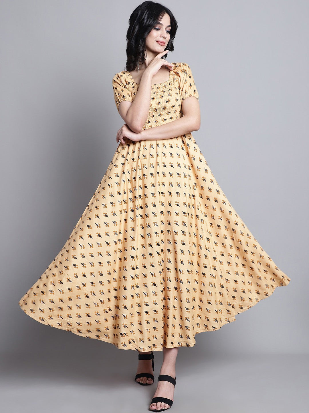 Ethnic midi dress outlet
