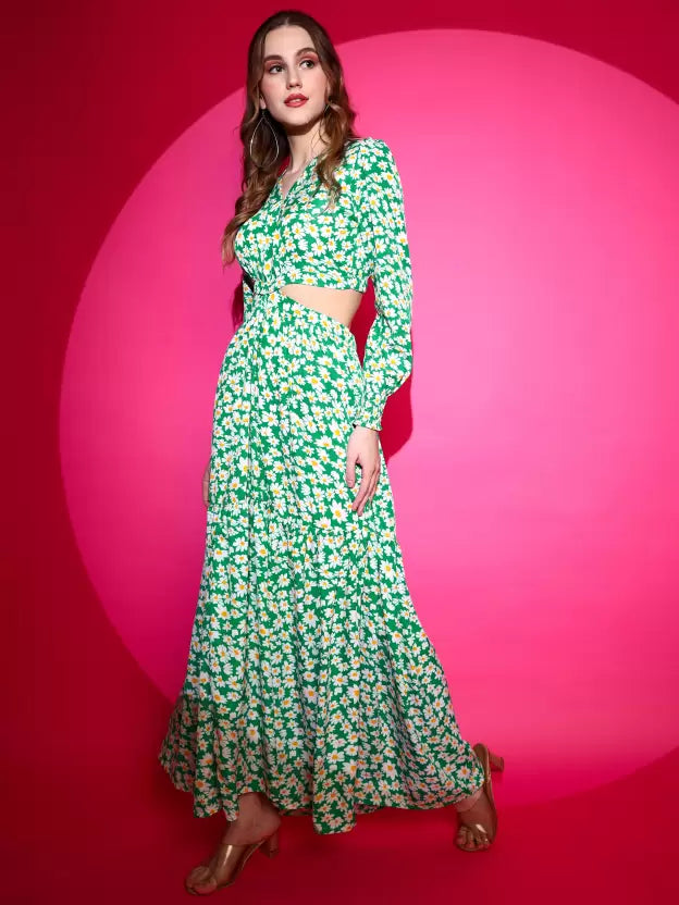 Floral Elegance Maxi Dress