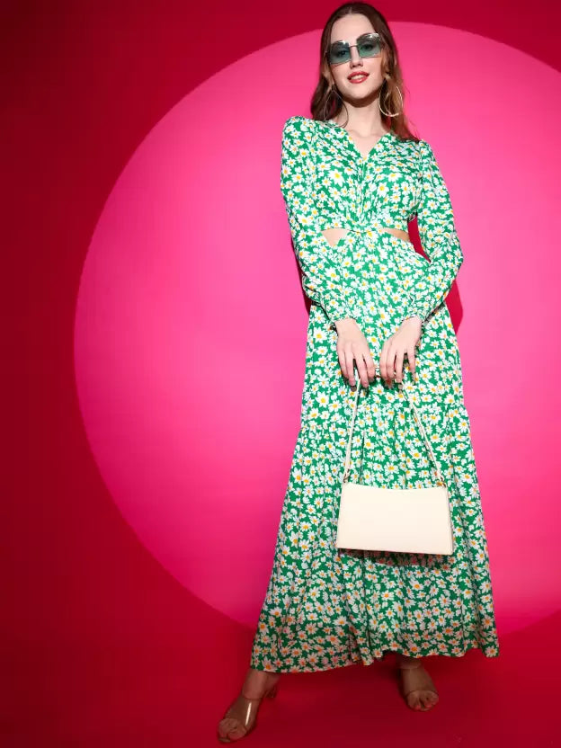 Floral Elegance Maxi Dress
