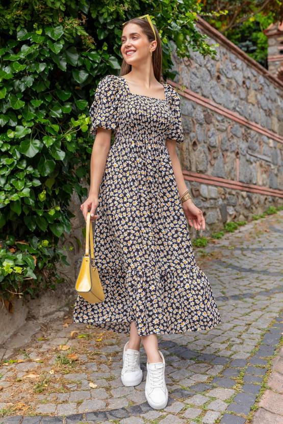 Classy Printed Maxi Dress Combo 3