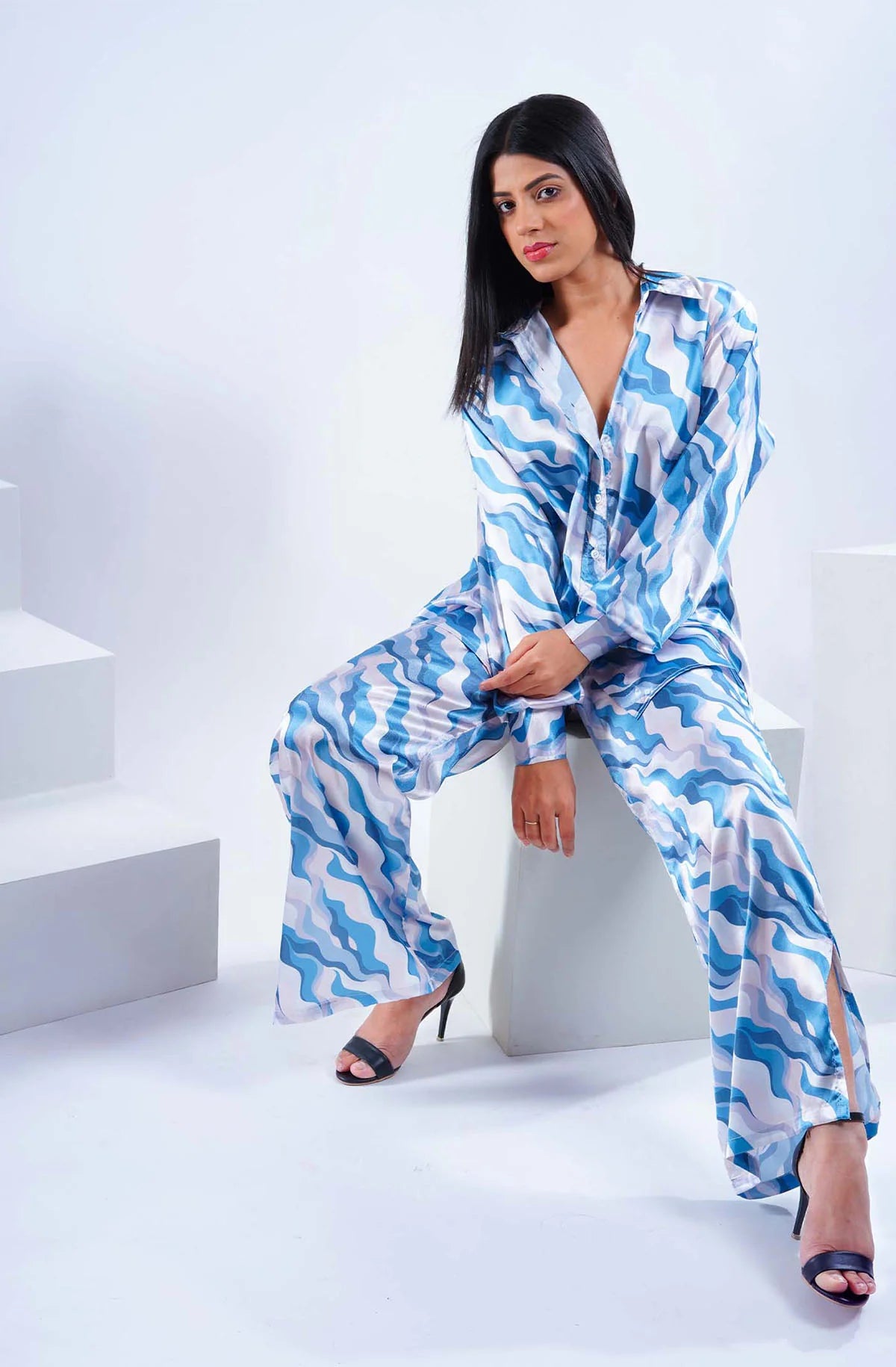 White and Blue