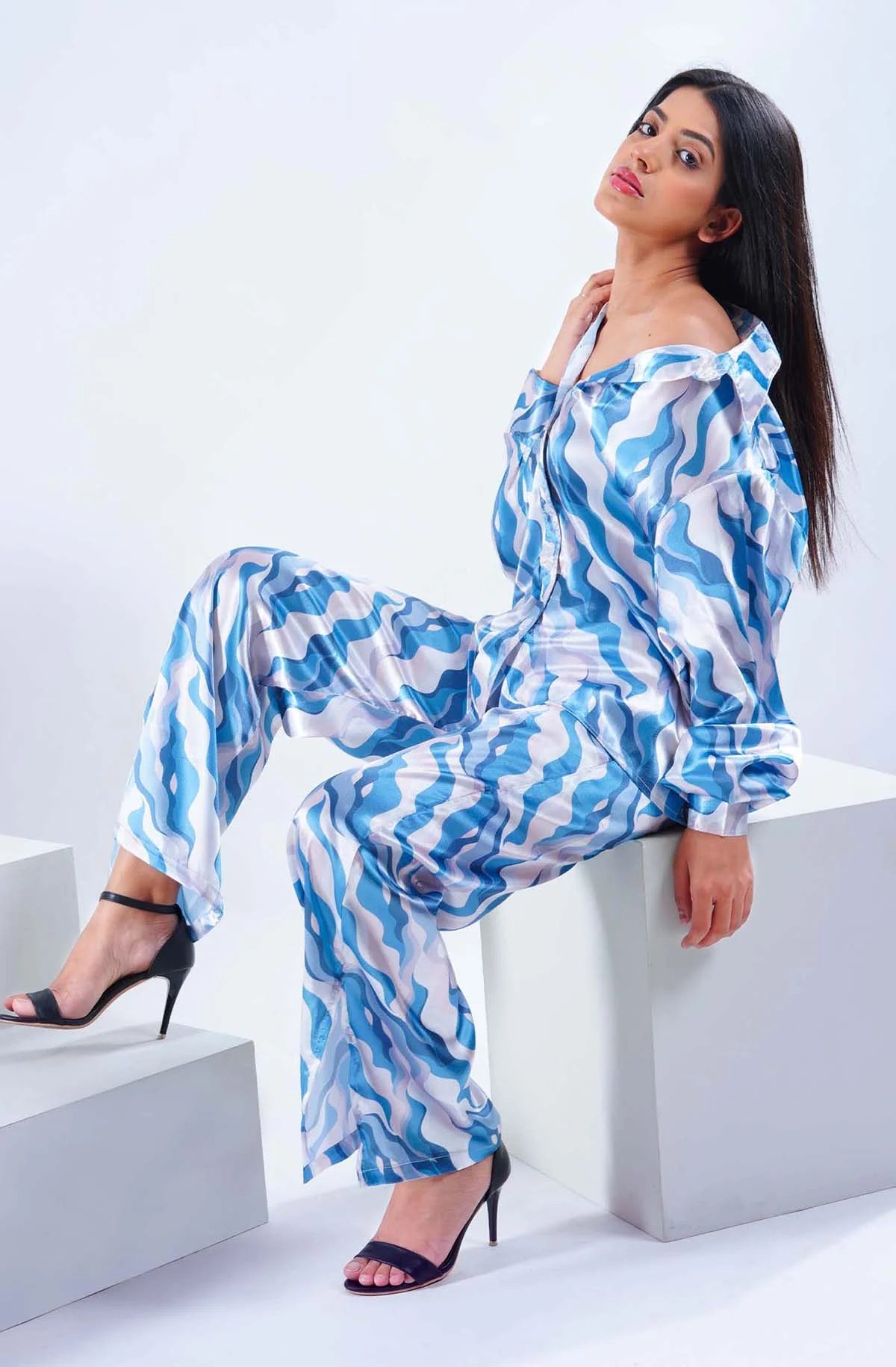 White and Blue