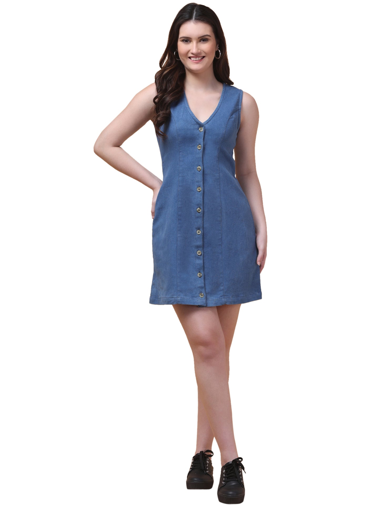 Blue Muse Denim Bodycon Dress