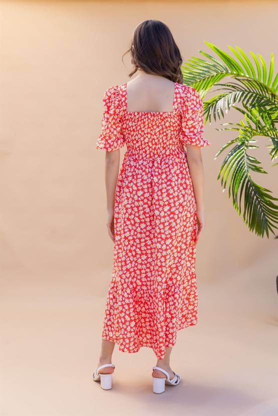 Classy Printed Maxi Dress Combo 6