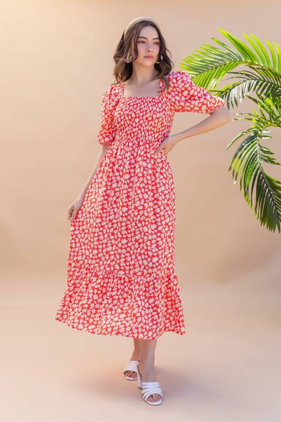 Classy Printed Maxi Dress Combo 3