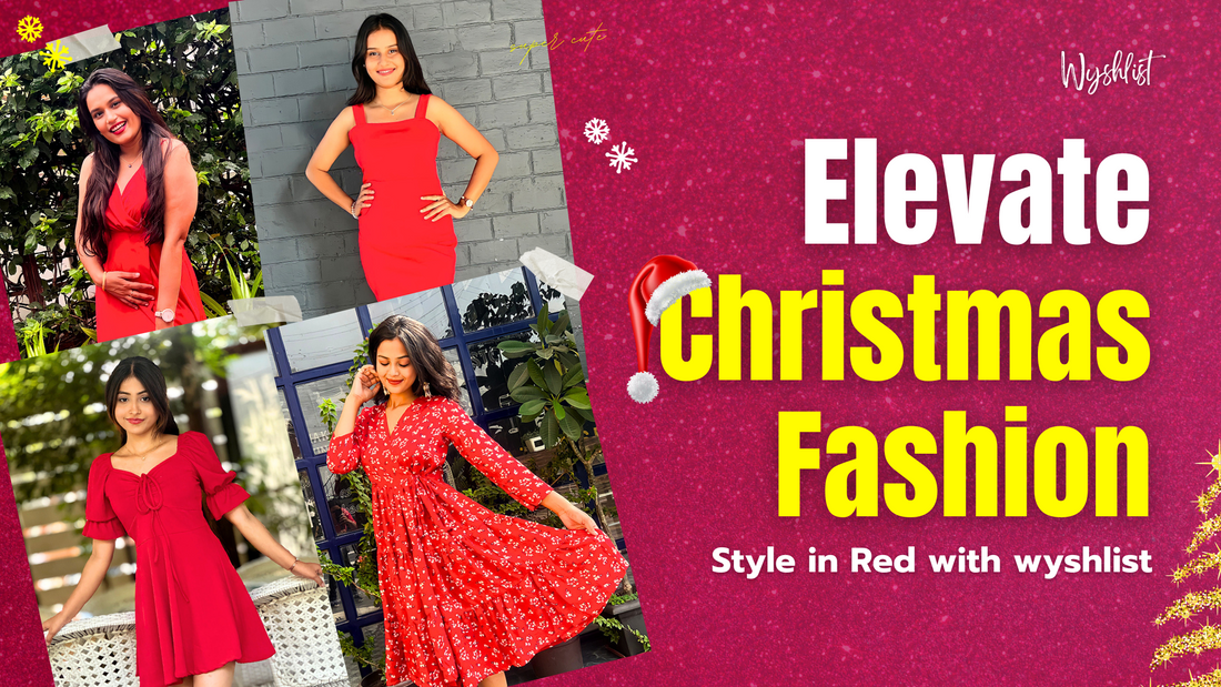 Elevate the christmas fashion with wyshlist styled by influenecr.