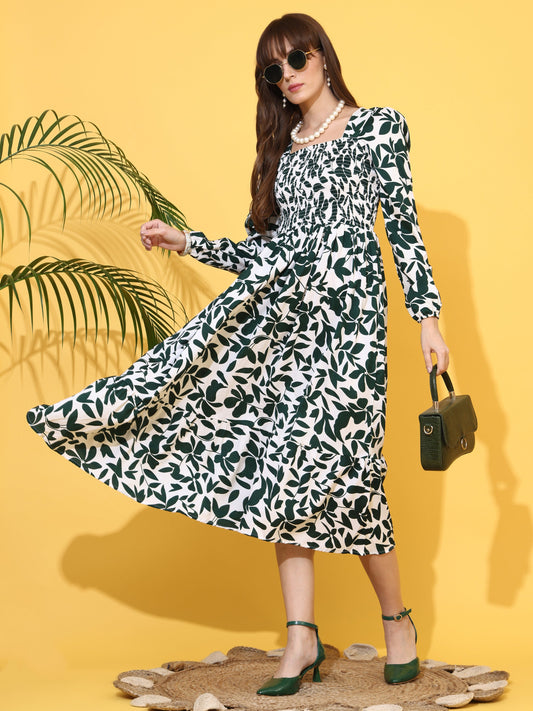 Green, White