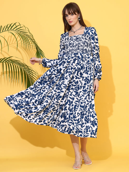 Blue, White
