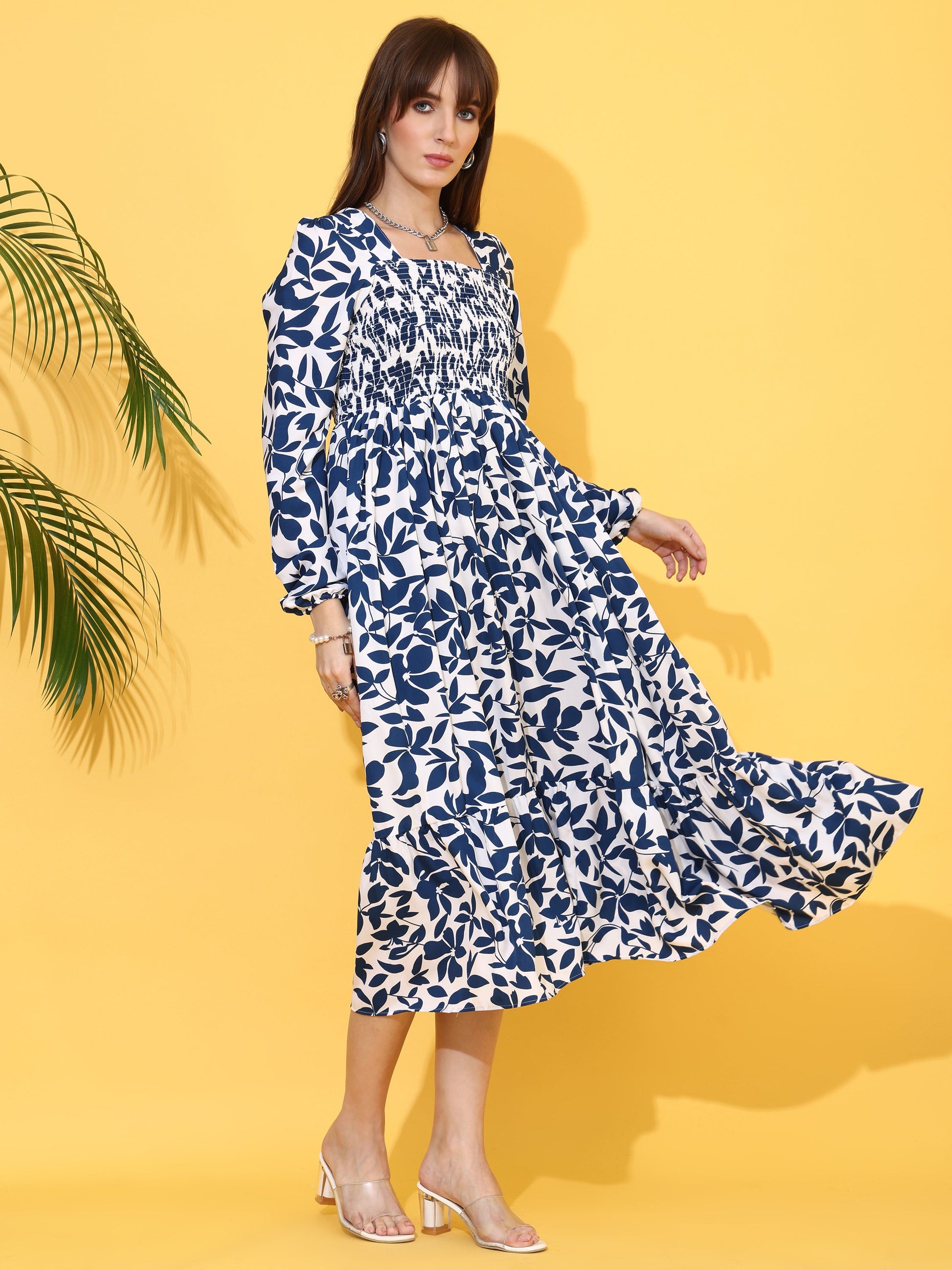 Blue, White