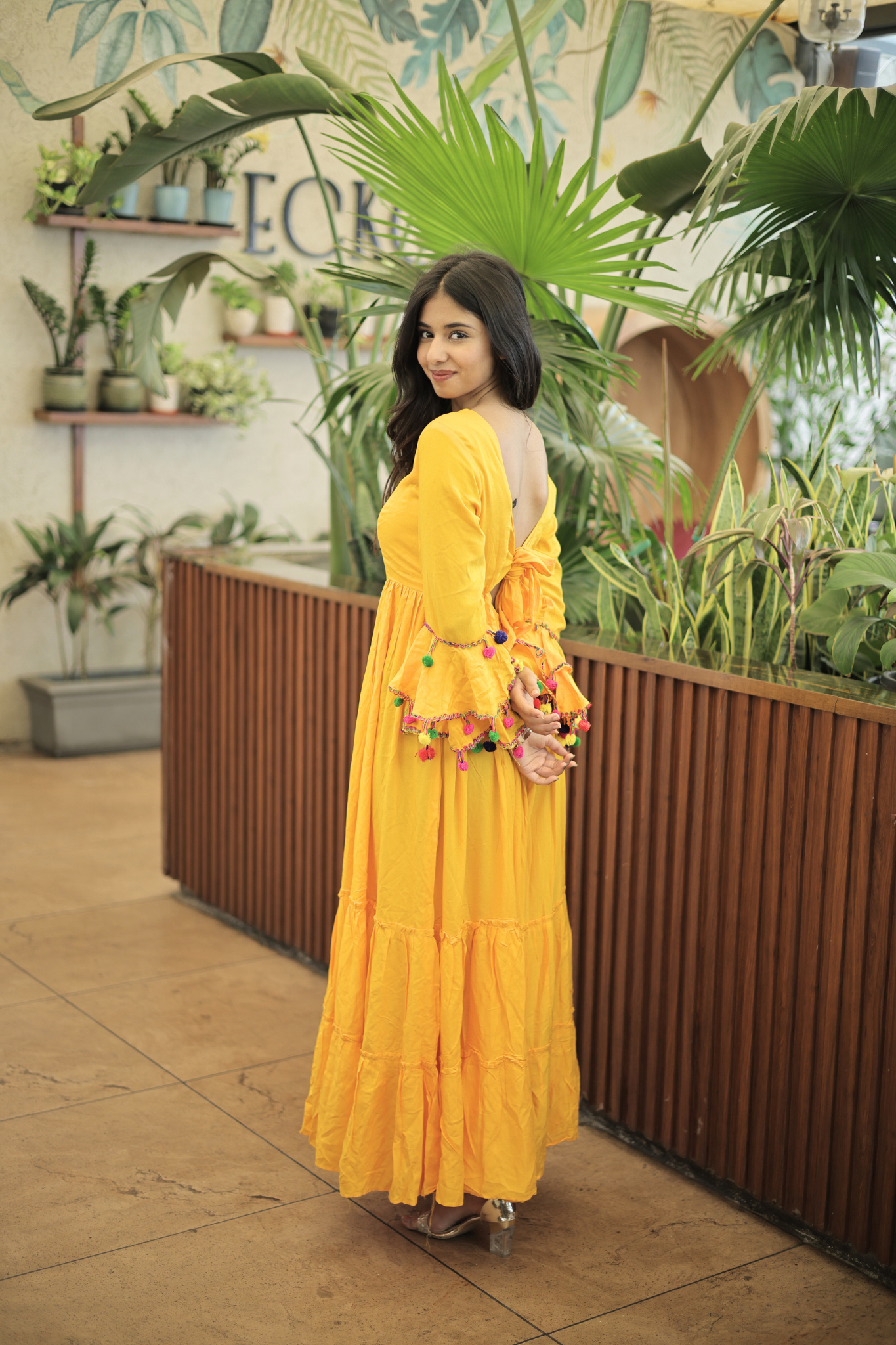 Regal Elegance Tiered Maxi Dress