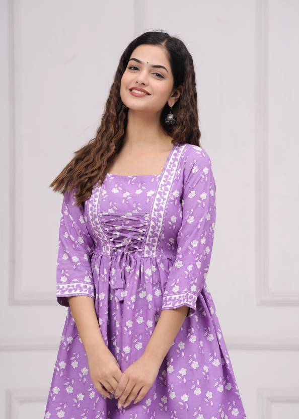 Purple, White