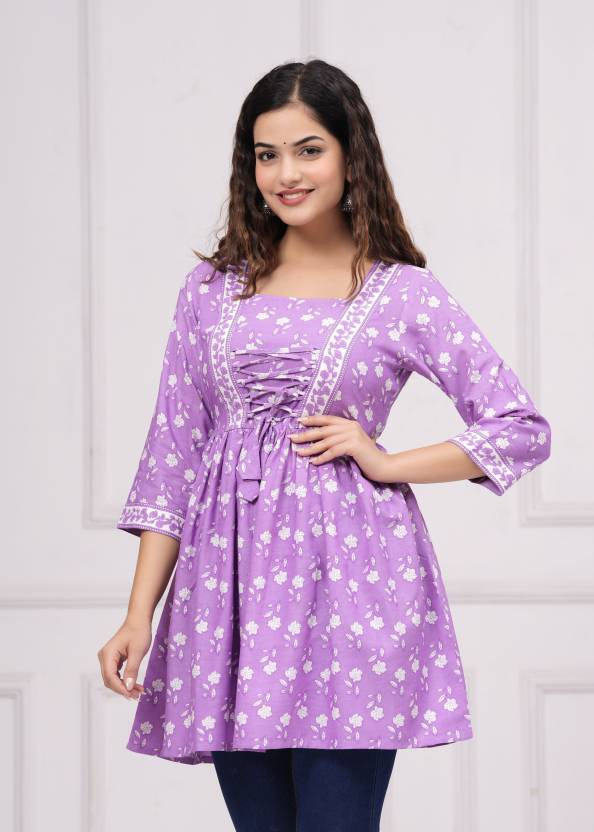 Purple, White