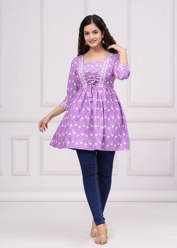 Purple, White