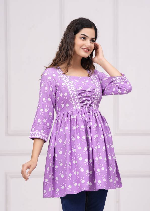 Purple, White