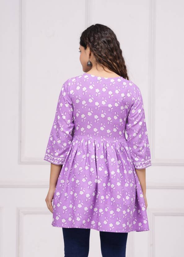 Purple, White