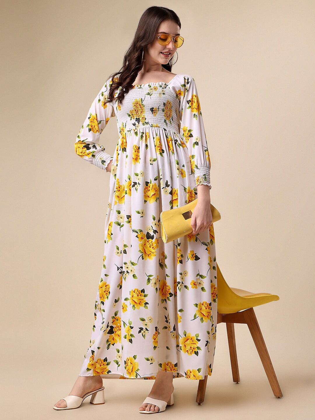 Full Sleeve Maxi Dress Combo 1