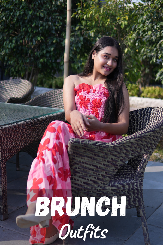 Image of affordable Gen Z and Y2K-inspired brunch fashion collection with influencers rocking budget-friendly, chic brunch outfits. Join the style revolution with effortlessly trendy looks.