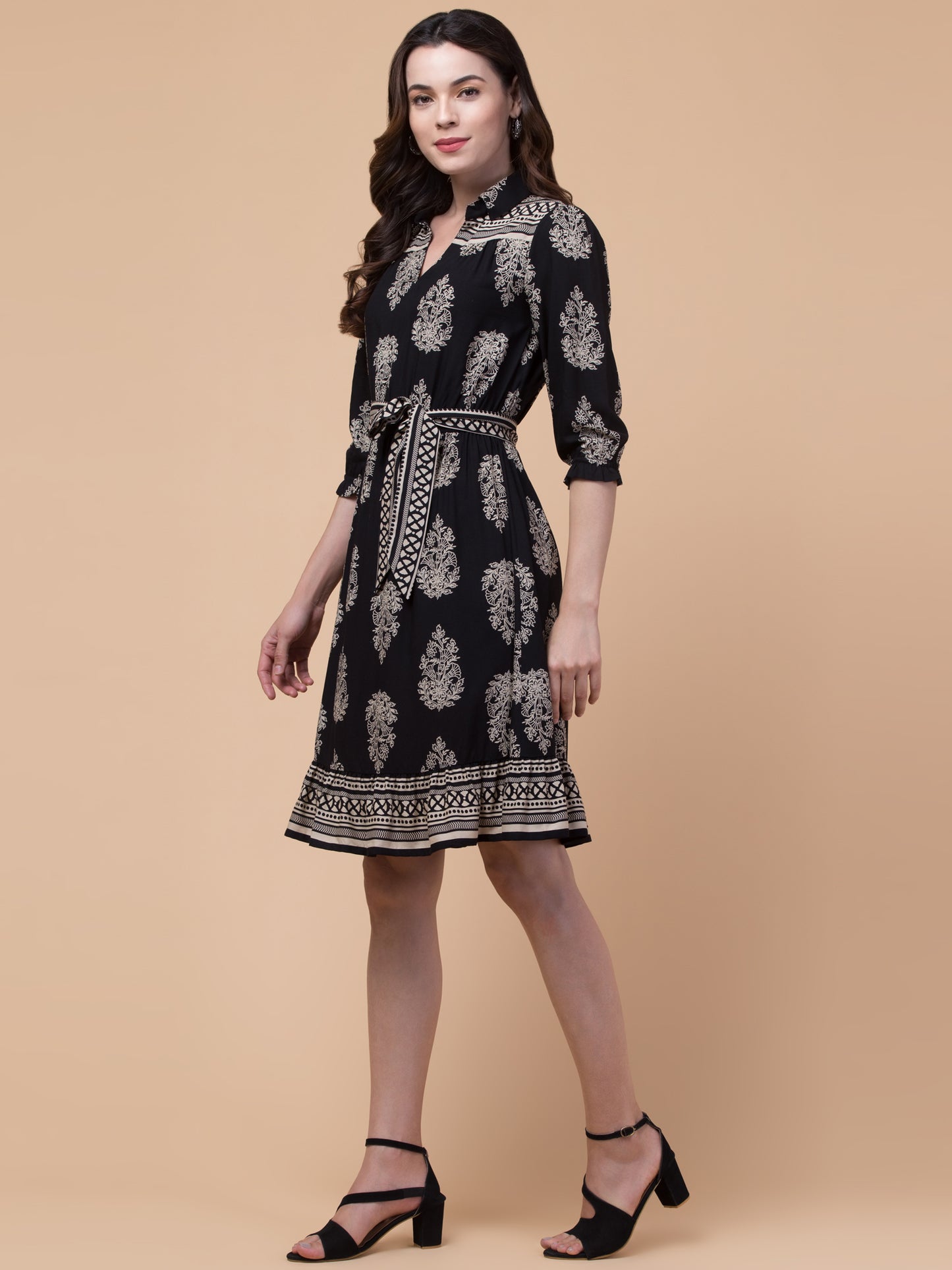 Radiant Rayon Casual Chic Dress