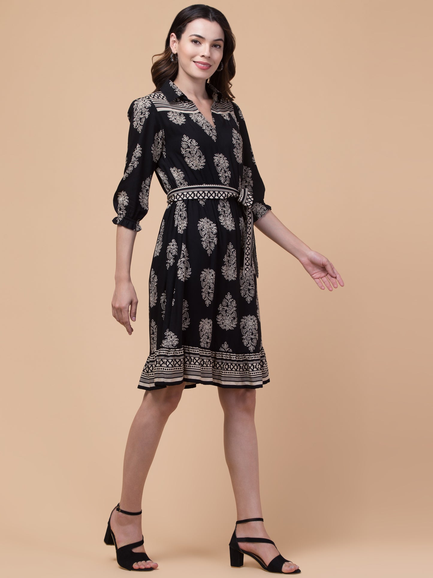 Radiant Rayon Casual Chic Dress