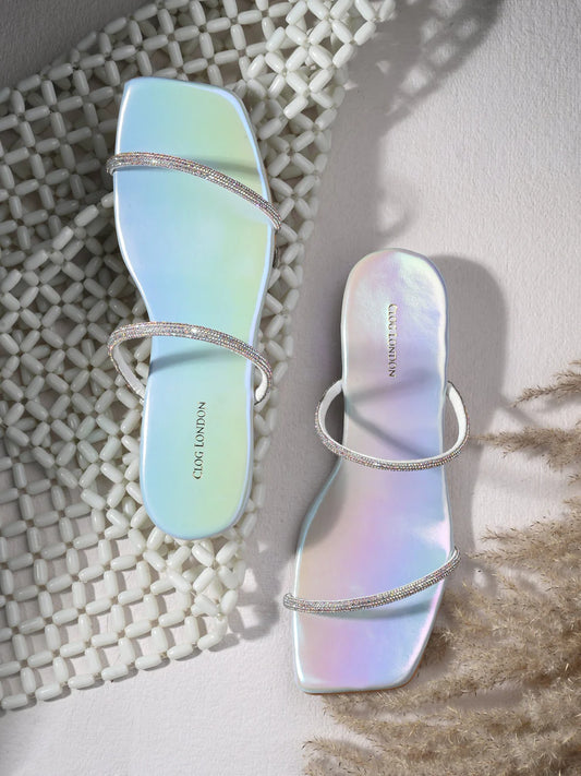 Blue Bliss Comfort Flats