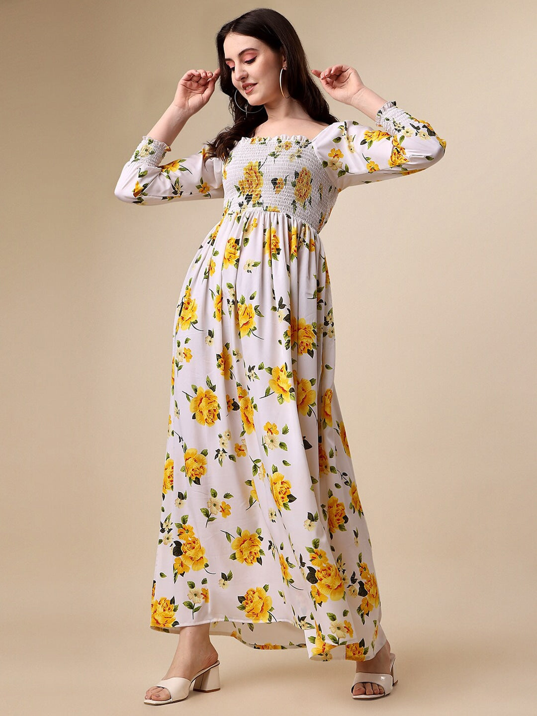 Full Sleeve Maxi Dress Combo 1