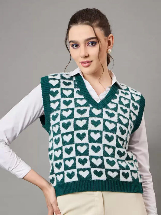  Dark Green, White