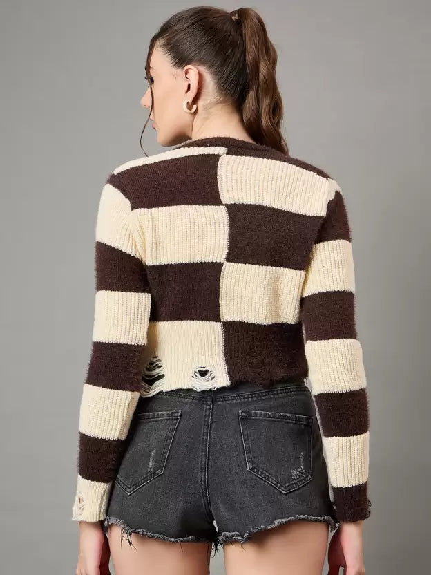Brown, White