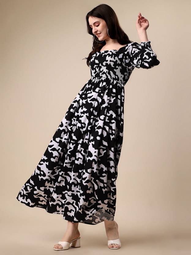 Full Sleeve Maxi Dress Combo 1