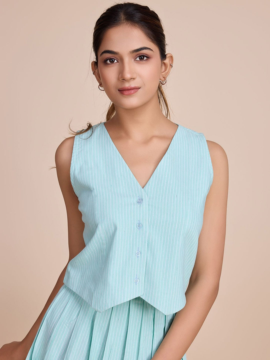 Emerald Stripe Co-Ord Set