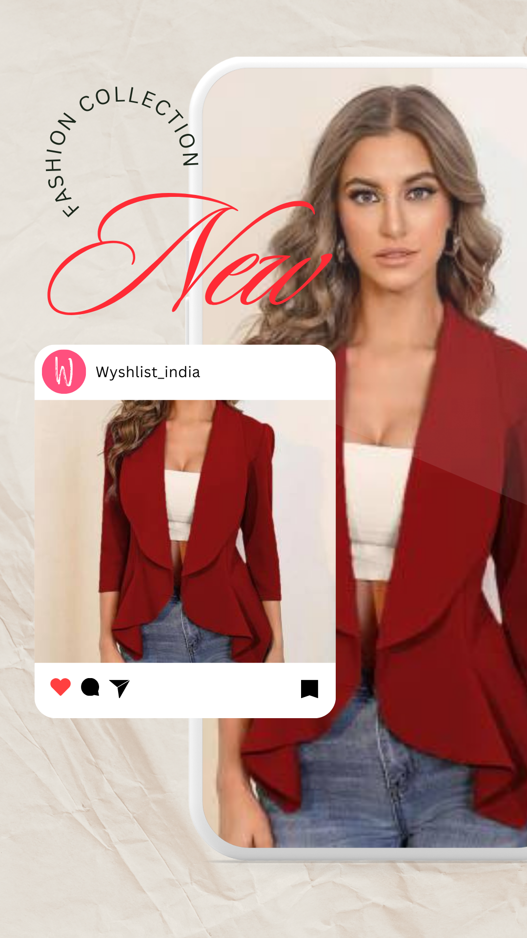 Maroon Solid Formal Blazer