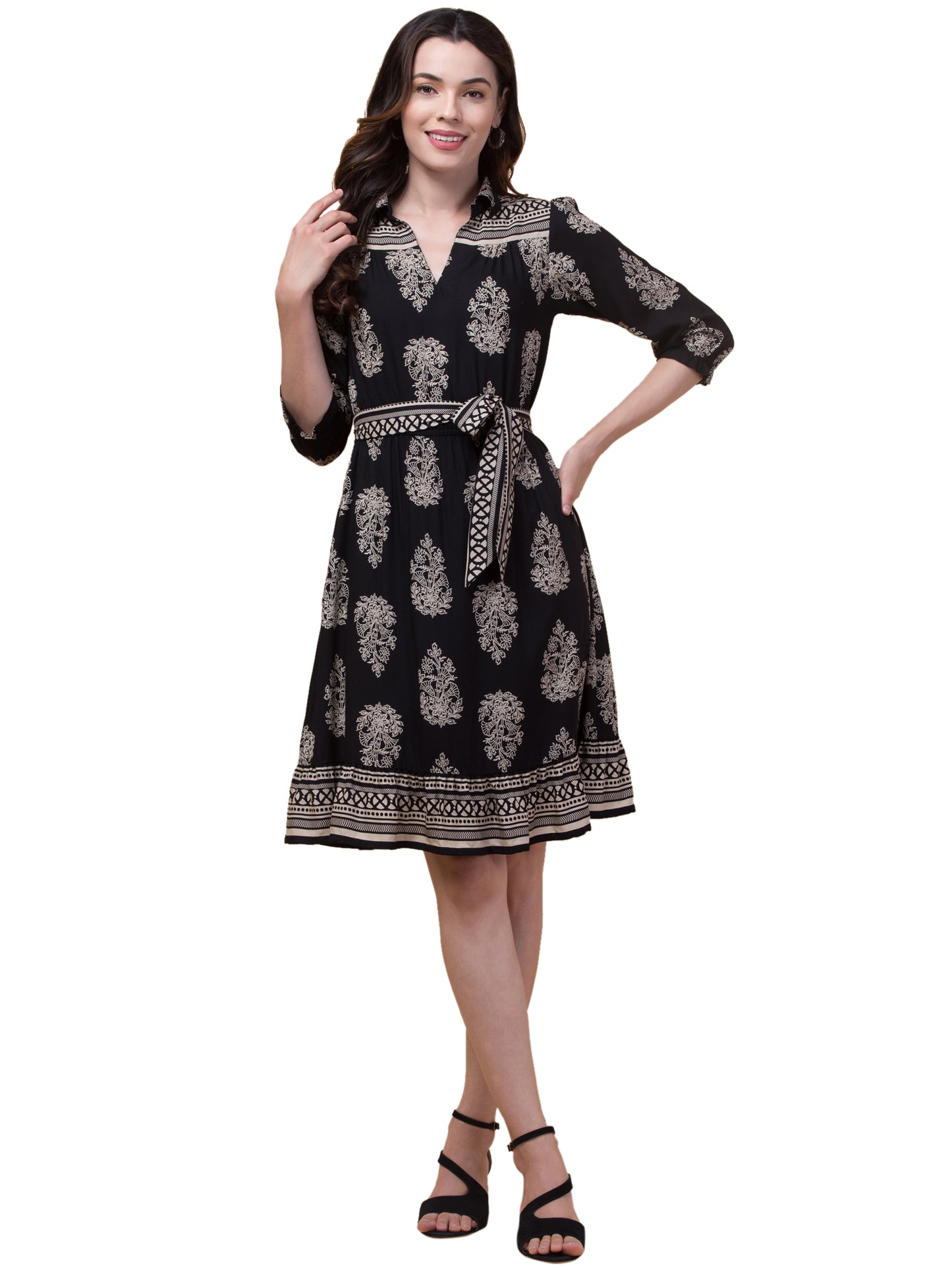 Radiant Rayon Casual Chic Dress