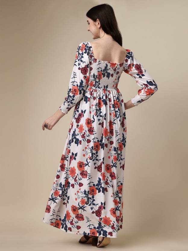 Multicolor Floral Bliss Maxi Dress